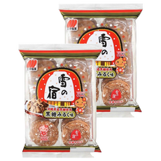 Sanko 三幸製菓 雪宿米果 黑糖牛奶口味, 121g, 2袋