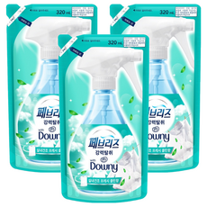febreze 風倍清 織物除臭劑 Downy 室內晾乾清新潔淨香氛 補充包, 320ml, 3個