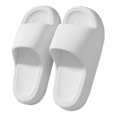 bebehome EVA奶油泡芙增高厚底柔軟防滑涼拖鞋, 奶油白色, 40~41(250mm)