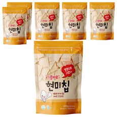 기름제로현미칩 과자, 200g, 6개