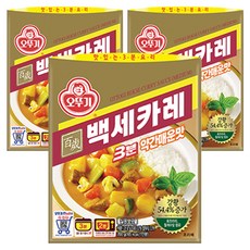 OTTOGI 不倒翁 百歲咖哩粉 微辣, 200g, 3盒