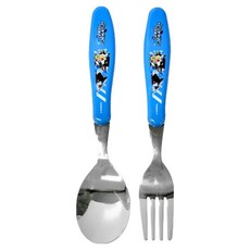 LE BARN 衝鋒戰士Hello Carbot基本款湯匙+叉子組, 1套, 勺子，叉子, 混色