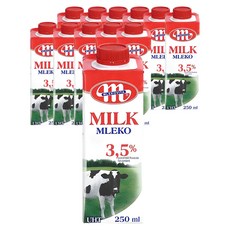 MLEKOVITA 牛奶, 250ml, 12入