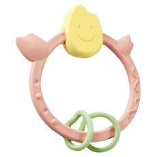 People 彩色米的環狀咬舔玩具 米製品玩具系列, KM010, 混合色, 1個