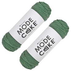 니뜨 모드케이크실 100g, 2개, 풀색