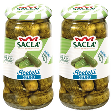 Sacla小醃黃瓜, 290g, 2個