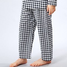 Kleinwald 兒童迷你格紋睡褲