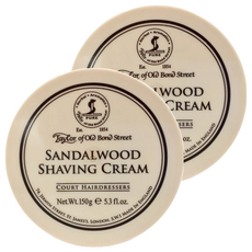 Taylor of Old Bond Street 經典檀香 刮鬍膏, Sandalwood Shaving Cream 150g, 2罐