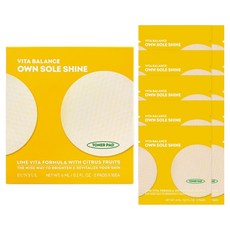 은율 비타 밸런스 오운 쏠 샤인 토너 패드 트레블 키트 6ml, 2개입, 10개