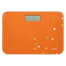 Kinyo 安全輕巧型電子體重計, DS-6581, 1個, 橘色