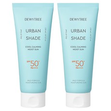 DEWYTREE Urban Shade涼感鎮靜保濕防曬霜 SPF50+ PA++++, 150ml, 2條