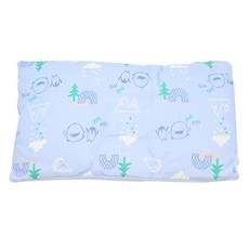 PiYOPiYO 黃色小鴨 幼兒紗布方枕, 優質紗布布料柔軟蓬鬆、透氣性強, 環保活性印染不易掉色, 50 x 30cm, 藍色