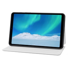 imuz muPad K8 專用書本式保護套, 白色 + 半透明 + 灰色, 1個