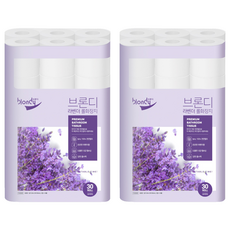 blondy 3層捲筒衛生紙 薰衣草香, 30m, 30捲, 2袋