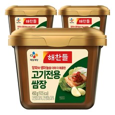 해찬들 고기전용 쌈장, 450g, 3개