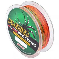 Focus Fishing Premier PE 4股編織釣魚線, 五色