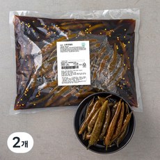 도들샘 고추맛절임 청량고추 간장고추지, 2kg, 2개