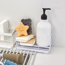 Kitchen9 小型菜瓜布架, 1個, 白色