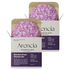 Arencia 紫色舒眠洗髮皂, 80g, 2個