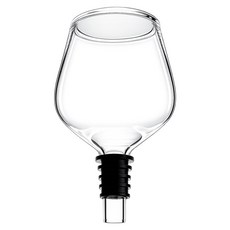 발룬피니 내열유리 병나발 와인잔 컵, 270ml, 1개