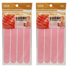 UdiLife 優的生活大師 安全防滑片 18枚, 顏色隨機, 2包