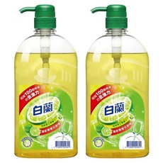 白蘭 動力配方洗碗精 檸檬, 1kg, 2瓶