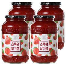 초록원 딸기잼, 1kg, 4개