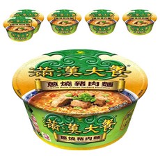 統一 滿漢大餐 蔥燒豬肉麵 193g, 6入