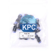 快插接頭 PUC 0400 10個一組 快插接頭 氣管 氣動工具, 1個