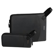 Innostyle GuardianTech系列 專利防摔多功能筆電收納包組 GT-C21-14, 黑色, 1組