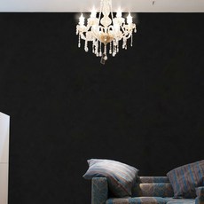 WA. WALL ART 防水自黏壁紙 簡約素色磨砂表面, 雅黑色