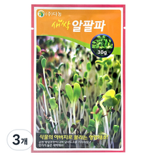 다농 새싹알팔파 씨앗 30g, 3개