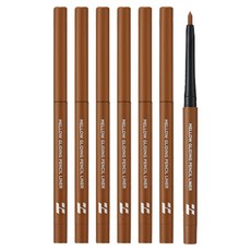 홀리카홀리카 멜로우 글라이딩 펜슬 라이너 0.3g, 03 카라멜 크로플, 6개