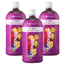 푸드올로지 톡스올로지 클렌즈 48시간 ABC, 1L, 3개