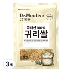 밀리브 귀리쌀, 3kg, 3개