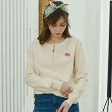 Slow Lolly 女款基本圓領針織開襟衫