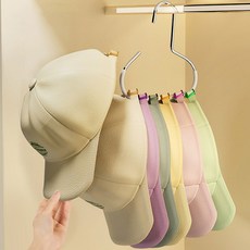 Any One Pick 防滑迷你圍巾帽架, 8個, 白色