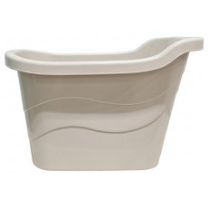 KEYWAY 聯府 風呂健康泡澡桶 BX-7 186L, 米白色, 1個