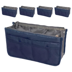 韓風手提雙拉鍊收納包中包 90g 5個