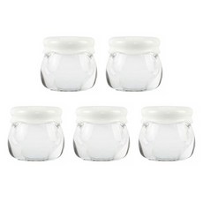 哈羅美妝 蜂蜜罐乳霜空瓶 38 x 35 mm, 透明, 5個