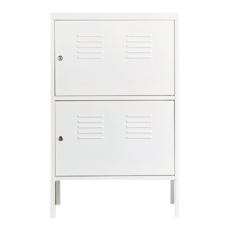 MARKET B 立式置物櫃 600950, 霧面白色, 4層