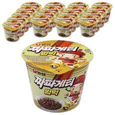 짜파게티 범벅 컵라면 70g, 18개 18개