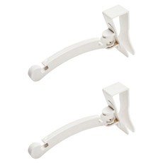 門背掛式可折疊垃圾袋架, 白色, 2個