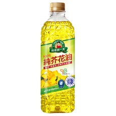 得意的一天 100%純芥花油, 嚴選非基改芥花種籽榨出, 油質透亮安定, 適合各種烹飪方式, 1L, 1瓶