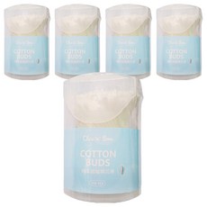 奇哥 嬰幼兒細軸棉花棒 - 細緻柔軟、安心清潔寶寶耳鼻, 250支, 5罐