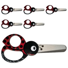 FISKARS 兒童安全剪刀 動物, 瓢蟲, 6個