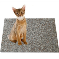 오션웰리빙 화강석 고양이 쿨 매트, 브라운, 1개