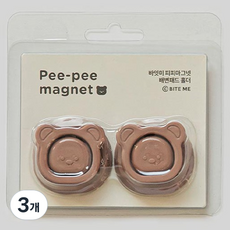 바잇미 피피 마그넷 배변패드 홀더 브라운, 2개입, 3개