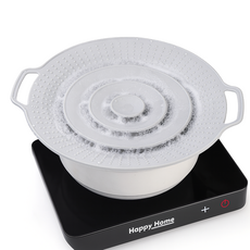 Monglico 多用途防溢矽膠鍋蓋 灰色, 1個, 30cm