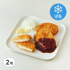 하늘푸드 골드등심돈까스(냉동), 1kg, 2개